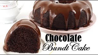 Super Moist Chocolate Bundt Cake [upl. by Etnovahs]