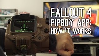 Fallout 4 PipBoy App How It Actually Works  Fallout 4 Companion App Gameplay [upl. by London273]