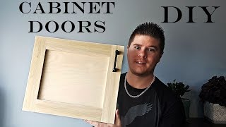 DIY Cabinet Doors super simple pocket hole  Measure and build [upl. by Harrietta]