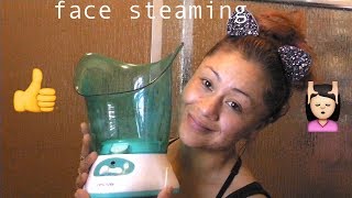 💆DIY Facial Steaming at home Revive Face Steamer [upl. by Ardnazil470]