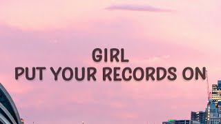 Ritt Momney  Girl put your records on Lyrics [upl. by Amoreta]