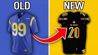 Redesigning ALL 32 NFL Teams Jerseys [upl. by Akimrehs]