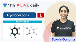 Hydrocarbons  Organic Chemistry  L1  Class 11 Chemistry  Sakshi Ganotra [upl. by Nail]