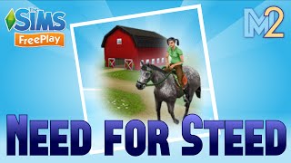 Sims FreePlay  Need for Steed Quest with Harry Potter and Hunger Games Lets Play Ep 8 [upl. by Mot666]