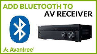 How to Add Bluetooth to Stereo Receiver  AV Receiver [upl. by Ayerhs]