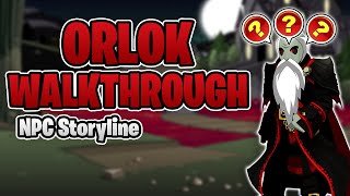 Orlok NPC Storyline Quest Walkthrough  AQW [upl. by Ajnotal]