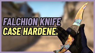 ★ Falchion Knife Case Hardened  CSGO Knife Showcase [upl. by Ahcmis]