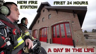 First 24 Hours in a New Fire Station  A Day in the Life [upl. by Nnave]