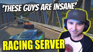 Summit1g Tests His Driving Skill In A RACING SERVER These Guys Are INSANE [upl. by Millian]