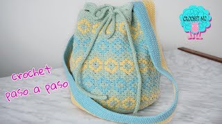 Mochila a crochet  paso a paso [upl. by Mit]