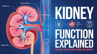 Kidney Function amp Structure Explained Anatomy Blood Supply Parts and Physiology [upl. by Hesper]