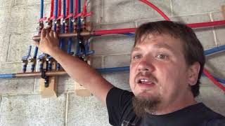 Pex Manifold Howto [upl. by Aleik]