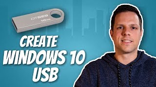 How to create a Windows 10 Installation USB [upl. by Anahsahs981]