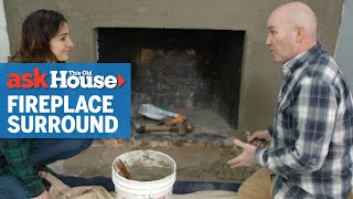 How to Stone Veneer a Fireplace  Ask This Old House [upl. by Aeniah468]