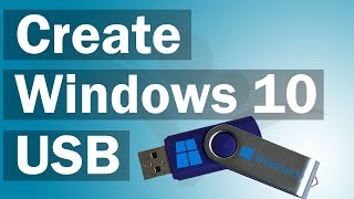 Make Windows 10 Bootable USB  Windows 10 Media Creation Tool [upl. by Rdnaskela]