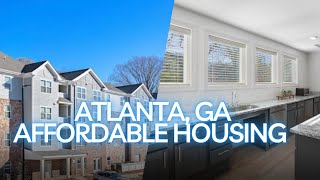 New Affordable Housing In ATL Based On Income  Apartment Hunting Atlanta Georgia [upl. by Trebmal]