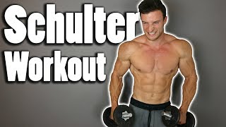 Schnellster Muskelaufbau für die Schulter  Workout im Hypertrophiebereich [upl. by Ahsienor116]