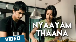 Nyaayam thaana Official Video Song  180  Siddharth  Priya Anand [upl. by Shirline303]