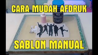 Cara Afdruk Screen sablonCara Membuat Film Sablon Manual Video Tutorial Lengkap dan Mudah [upl. by Huskamp228]