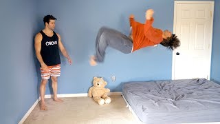 Teaching Billy to Backflip  Landed Under 5 Minutes [upl. by Dnamron]