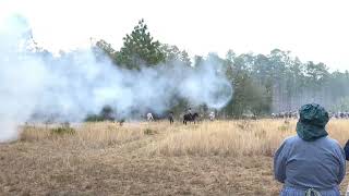 Civil war reenactment at Olustee Battlefield Historic State Park FL 2025 [upl. by Dib410]