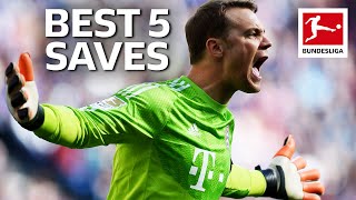 Manuel Neuer  Top 5 Saves [upl. by Thurmann320]