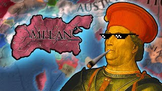 EU4 Milan Guide  THE STRONGEST Playing Tall Nation [upl. by Eenolem172]