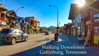 Walking Downtown Gatlinburg Tennessee  4K  USA [upl. by Brest]