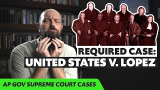 The United States v Lopez EXPLAINED AP Gov Required Supreme Court Cases [upl. by Terpstra207]