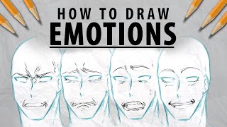 How to draw Emotions amp Facial Expressions  Tutorial  DrawlikeaSir [upl. by Oninotna44]