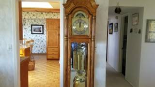 Howard Miller Grandfather Clock Strikes 12 [upl. by Gonta]