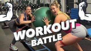 EXTREME WORKOUT BATTLE I almost fainted [upl. by Annaiv]