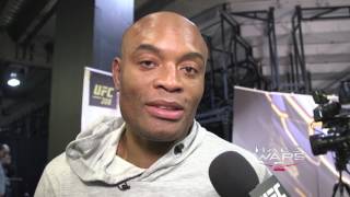 UFC 208 Anderson Silva Backstage Interview [upl. by Zurn880]