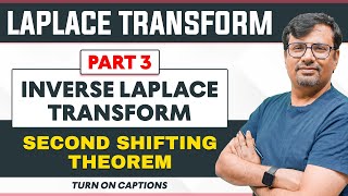 Laplace amp Inverse Laplace Transform  Second Shifting Theorem  GP Sir [upl. by Kelcey]