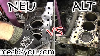 🛠️ Zylinderkopfdichtung wechseln  tauschen Teil 1  3  change cylinder head gasket  BMD Motor AWY [upl. by Aveneg]