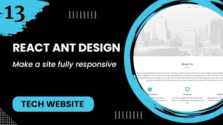 React JS 13  Make a site fully responsive [upl. by Kipton]