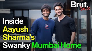 Aayush Sharma Spotted In Mumbai Oozing Style  News9 [upl. by Gautier]