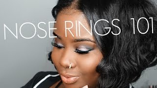 ♡ Nose Rings 101 Care  Jewelry [upl. by Yelyak304]