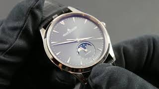 JaegerLeCoultre Master Ultra Thin Moon 1363540 Functions and Care [upl. by Kciregor]