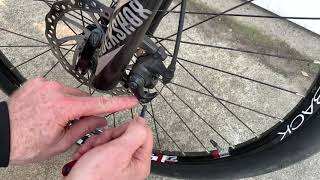 How To Adjust Mechanical Disc Brakes On A Bike [upl. by Yltsew]