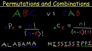 Permutations and Combinations Tutorial [upl. by Margot]