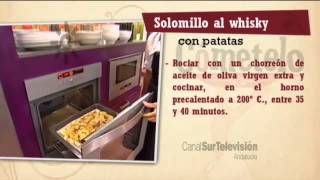 Receta solomillo al whisky con patatas [upl. by Bernt]