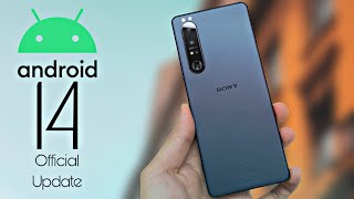 Sony Xperia 1 III Android 14 Update [upl. by Iretak]