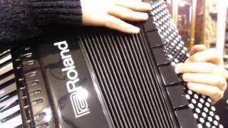 How to Play the Roland FR4X Digital Accordion  Lesson 1  Overview Getting Started Controls [upl. by Einohtna]