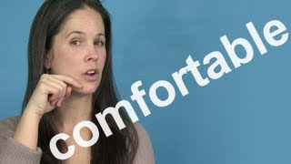 How to Pronounce COMFORTABLE  AMERICAN ENGLISH PRONUNCIATION [upl. by Sophie]