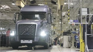 Volvo Truck Production  Assembly Plant in US [upl. by Fanni740]