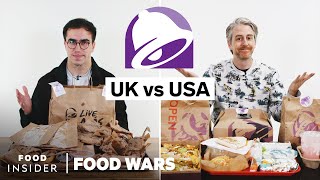 US vs UK Taco Bell  Food Wars [upl. by Vivienne339]