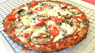 The Best Cauliflower Pizza Crust Recipe That Wont Fall Apart [upl. by Cornela]