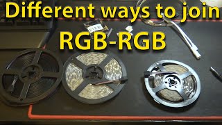 5 Different Ways to connect your RGB Light Strip NO SOLDERING [upl. by Arva573]