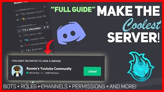 How to make the COOLEST DISCORD SERVER in 2020 TUTORIAL [upl. by Arahas]